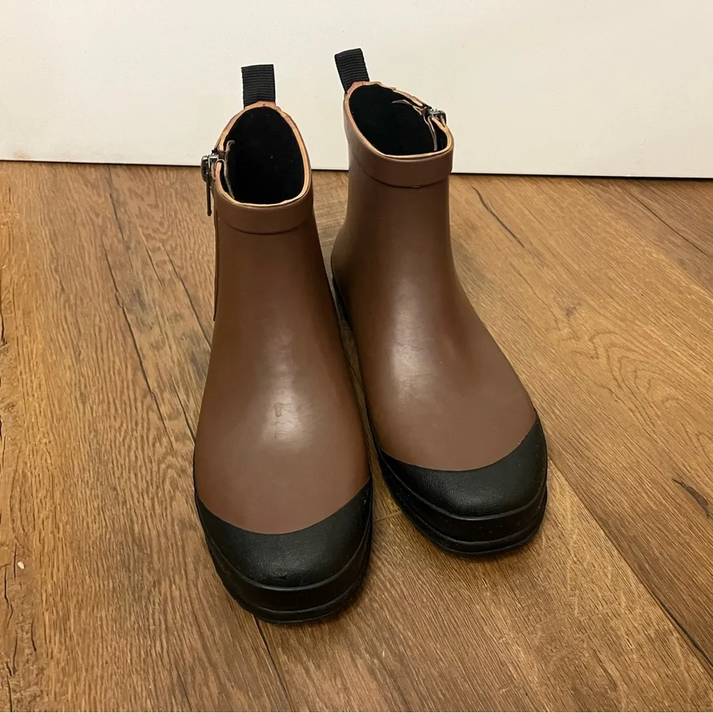 Madewell Brown and Black Winter Boots - Picture 8 of 10